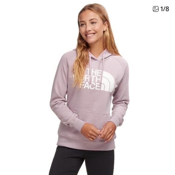 The North Face Tops - The North Face Women's Half Dome Pullover Hoodie Pale/Blush Pink
